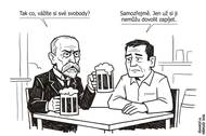 Masaryk chtěl vědět, jak si Češi užívají svobodu. Odpověď dostal v hospodě